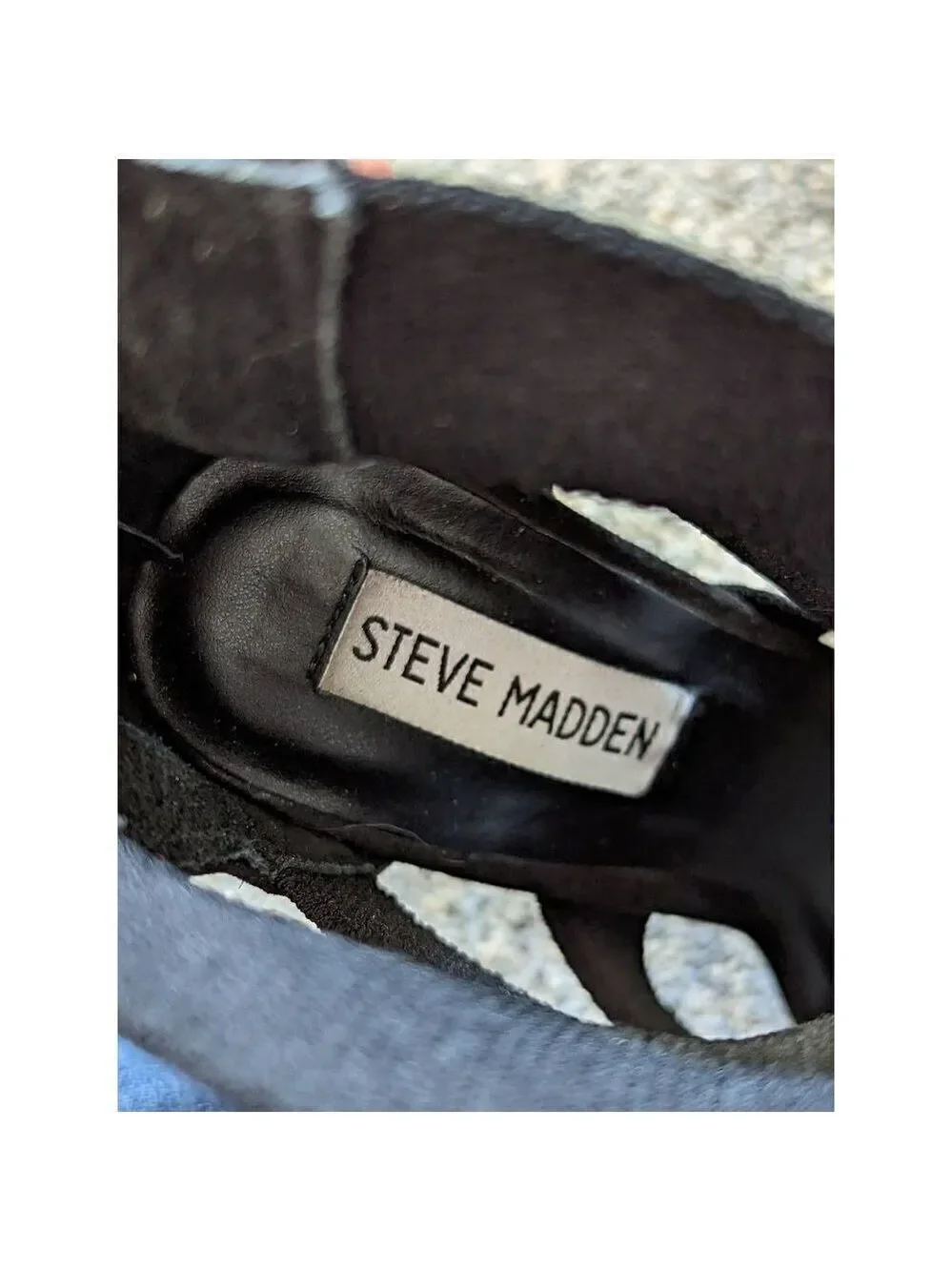Steve Madden Women's Black Suede High Heels Size 7